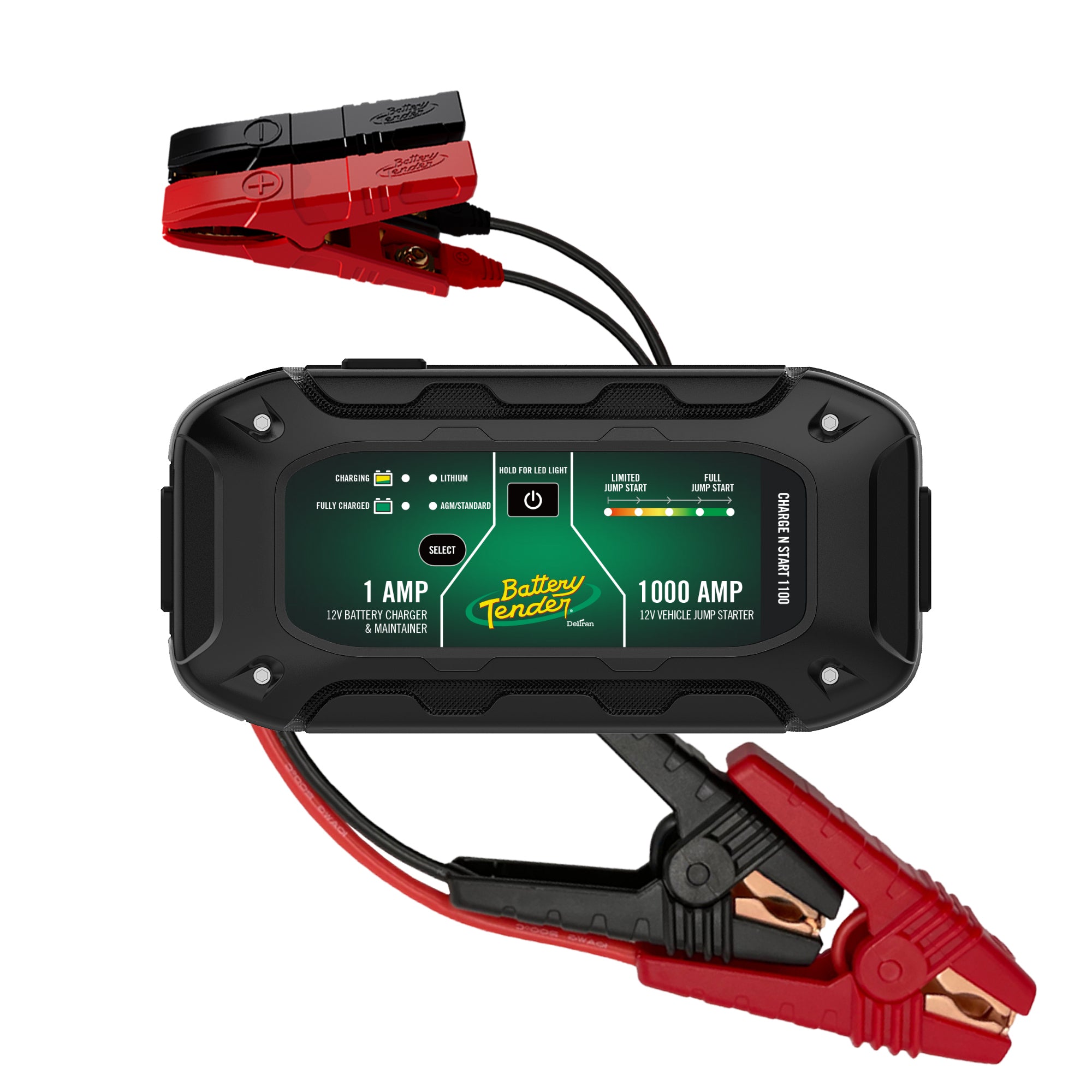 Charge N Start 1100 1 AMP Battery Charger & 1000 AMP Jump Starter - Ships May 1 - Battery Tender®