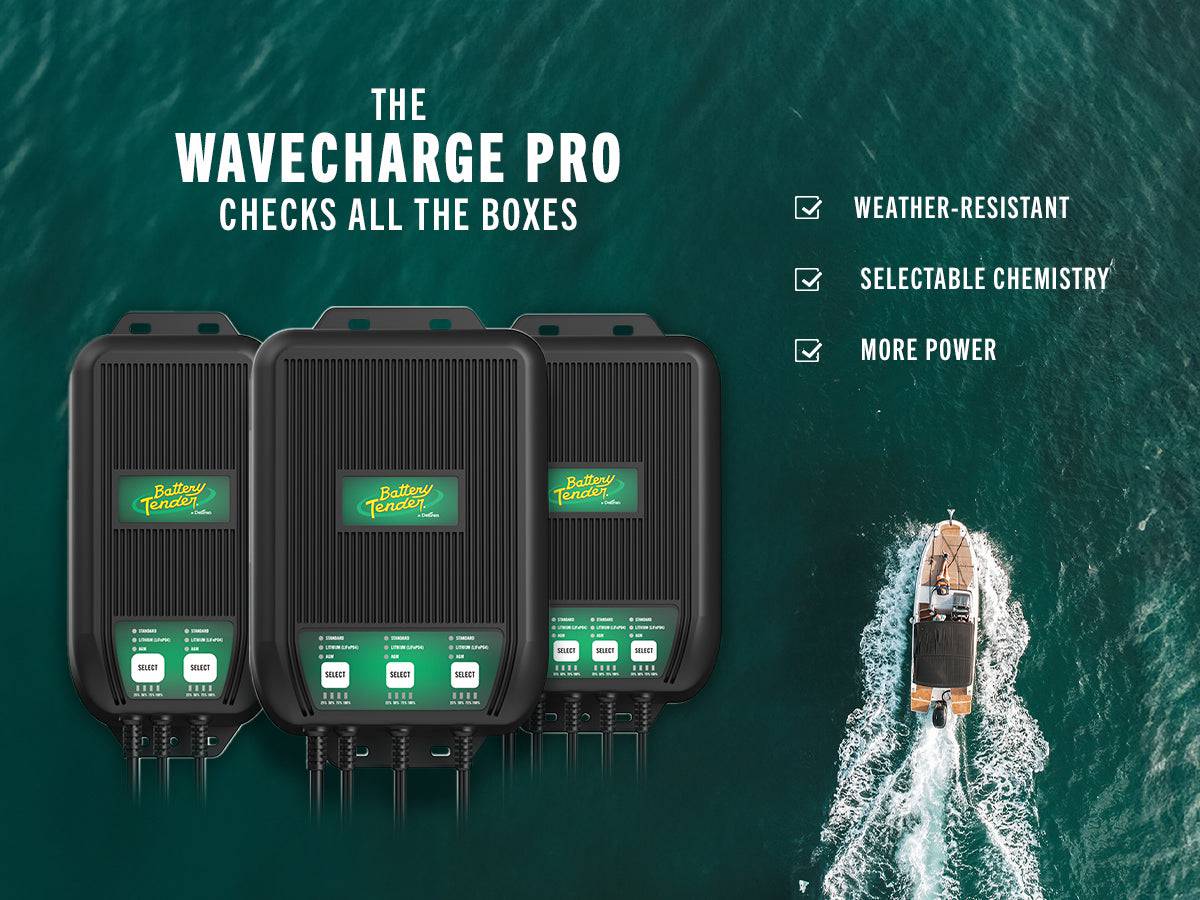 WaveCharge Pro 3-Bank 12V,  30 AMP Battery Charger - Battery Tender®